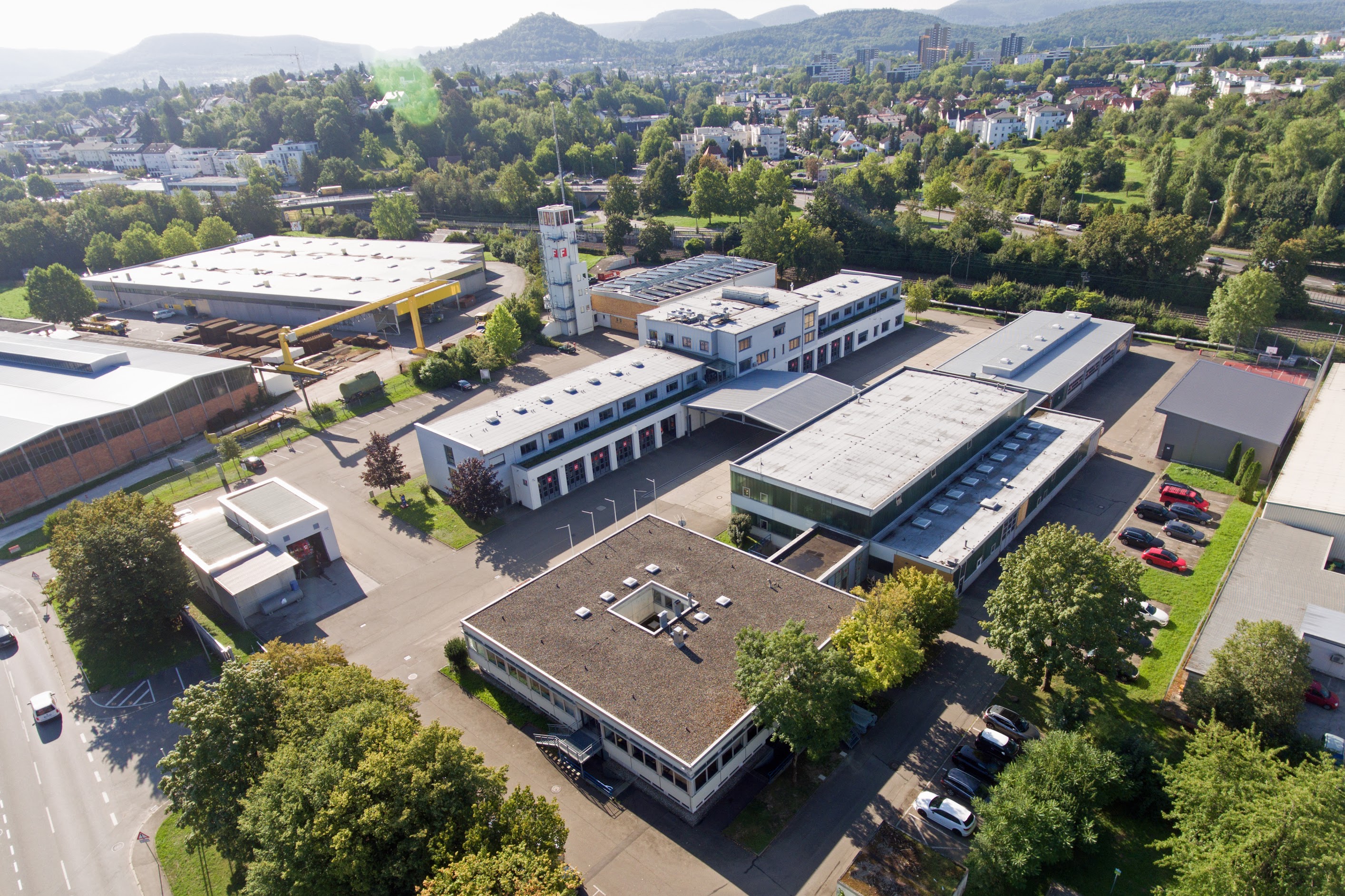 Drohnenaufnahme Wache